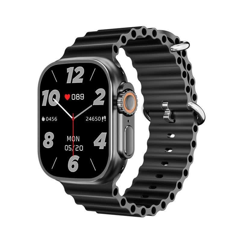 ساعت هوشمند مدل Ws ultra بند مشکی